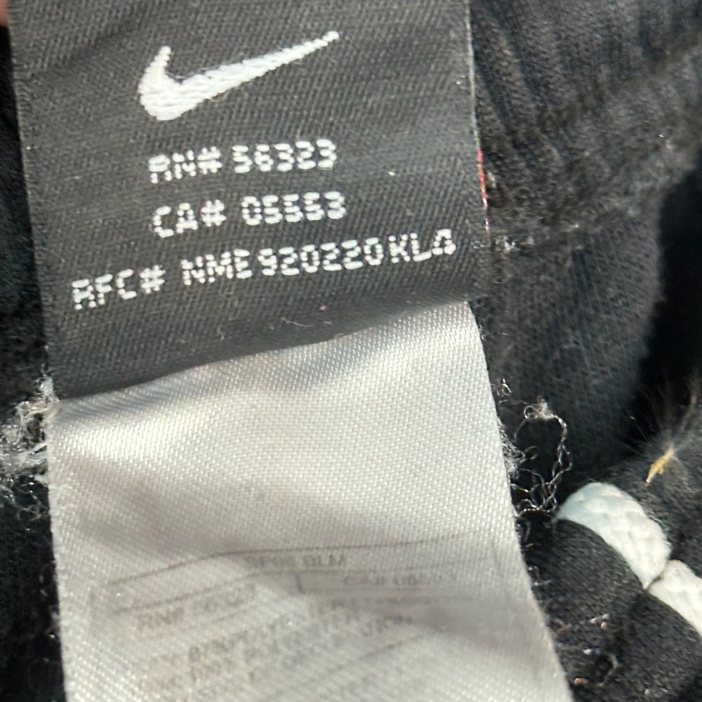 Nike Team Training Pants Black White Stripe Joggers Small S Menswear Activewear - Picture 6 of 7